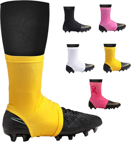 Spats Football Cleat Covers,Youth Cleat Covers Football,Bike Cleat Covers,Football Cleat Covers Keeps Dirt/Turf Debri Out,Cleat Sleeves for Football Soccer Lacrosse Youths Adults
