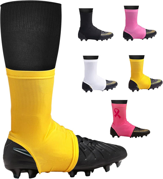 Spats Football Cleat Covers,Youth Cleat Covers Football,Bike Cleat Covers,Football Cleat Covers Keeps Dirt/Turf Debri Out,Cleat Sleeves for Football Soccer Lacrosse Youths Adults