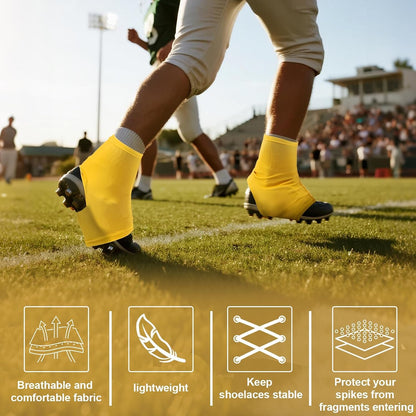 Spats Football Cleat Covers,Youth Cleat Covers Football,Bike Cleat Covers,Football Cleat Covers Keeps Dirt/Turf Debri Out,Cleat Sleeves for Football Soccer Lacrosse Youths Adults