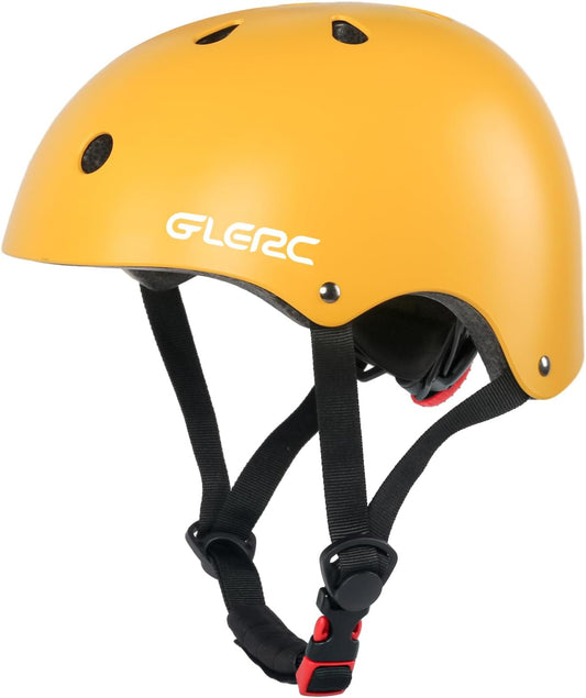 Glerc Warrior Kids Bike Helmet, Adjustable Toddler Helmet for Age 3-16 Years Boys Girls, Sport Helmet for Skateboard Scooter Skating Skiing Climbing & Lightweight, Multiple Colors