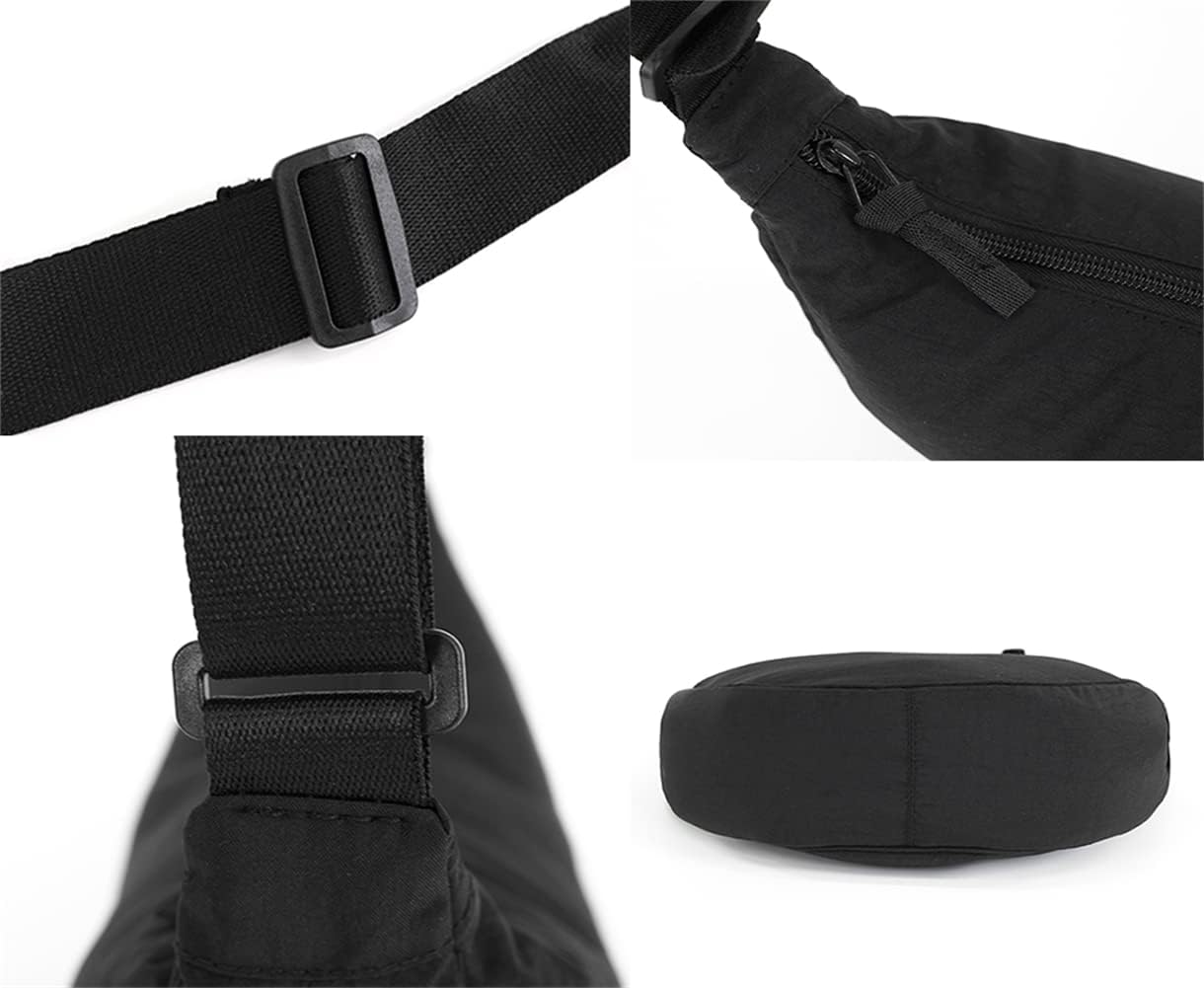 Crossbody Bag Hobo Sling Crescent Bags Women Men Trendy Small Shoulder Bag Purse Dumpling Casual Handbag Adjustable Strap