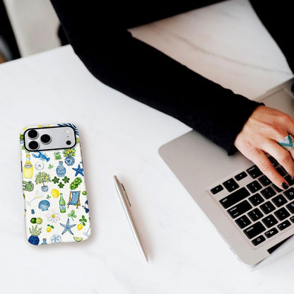 Compatible with iPhone 17 Pro Max,Frosted PC Anti-Scratch Shockproof Case - Cute Aesthetic Lemon Pattern