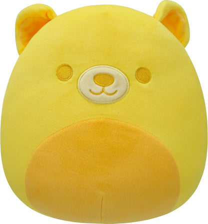 Original 8in Sozo the Neon Yellow Bear – Official Jazwares Plush (Little)