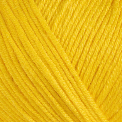 Happy Cotton 60% Cotton 40% Acrylic Yarn, Sport 2, Mustard Yellow | soft, fine, 50 g, 180 yds, baby clothes, amigurumi, 2-3 mm hook, summer tops, hats, blankets
