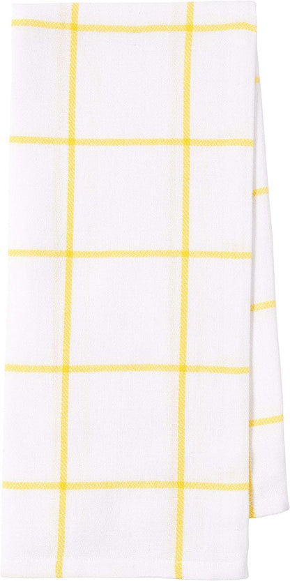 Pantry Lemons All Over Kitchen Dish Towel Set of 4, Cotton, 18 x 28-inch
