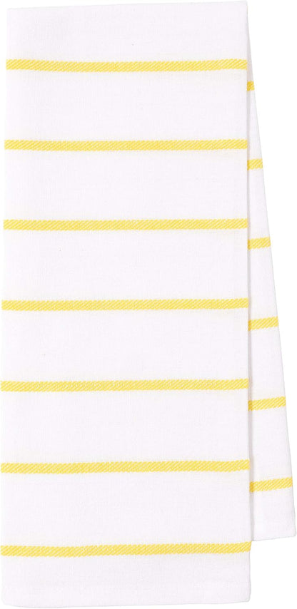 Pantry Lemons All Over Kitchen Dish Towel Set of 4, Cotton, 18 x 28-inch