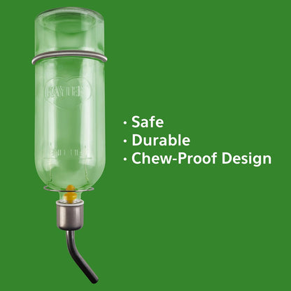Chew-Proof Water Bottle for Pet Ferrets and Rabbits, 26 oz