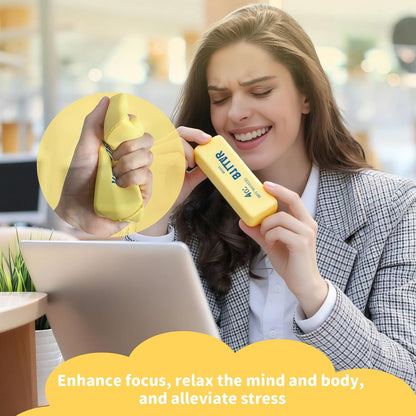 Slow Rising Squishy Butter Squeeze Toys Pack Sensory Stress Relief Squishies Soft & Stretchy Fidget Toys for Anxiety Relief Party Favors Squishy Butter (1pc)