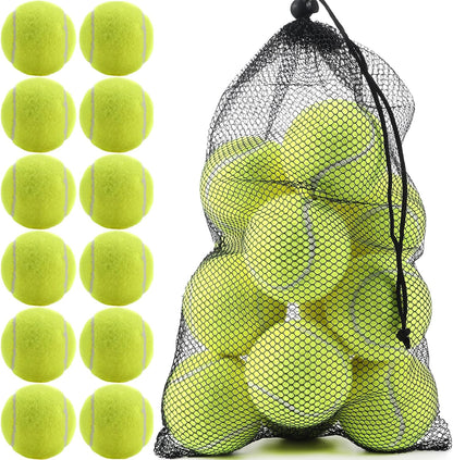 Bulk Tennis Balls, Extra Duty Practice Balls with Mesh Bag