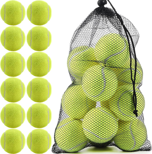 Bulk Tennis Balls, Extra Duty Practice Balls with Mesh Bag