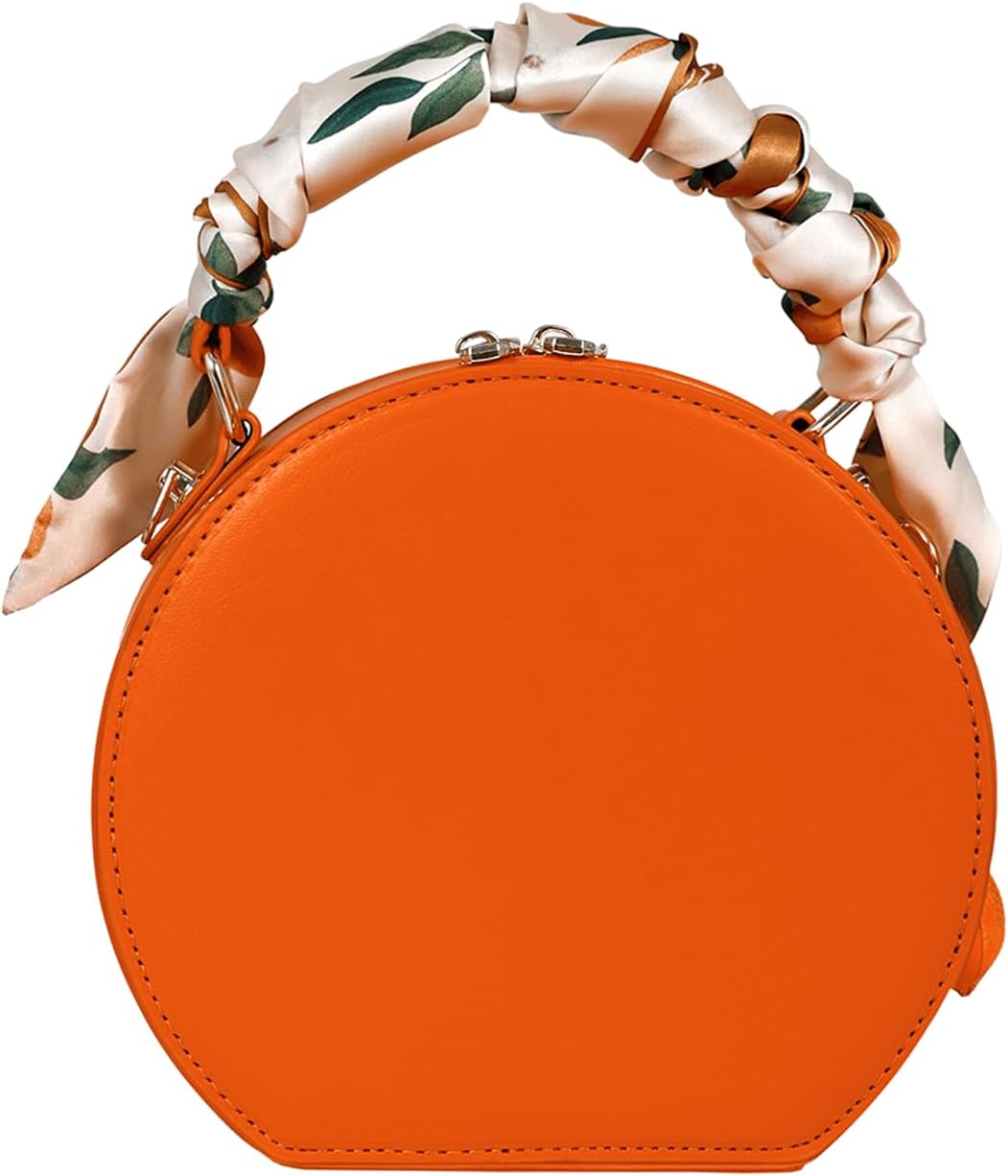 Lemon Purse Cute Fruit Shaped Bag with Charm Scarf 3Pcs Shoulder Handbag | Fun Novelty, Crossbody Shoulder Handbag, Top Handle Clutches, For Women