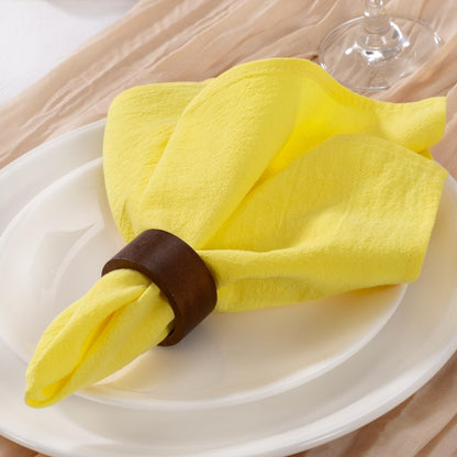 Yellow Cloth Napkins Set of 6 Napkins Cloth Bulk Washable Cotton Dinner Napkins 16"×16" for Wedding Party Baby Bridal Shower Birthday Table Decor