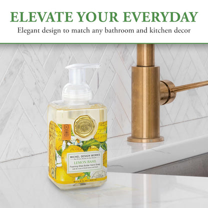 Foaming Hand Soap, Lemon Basil, 1-Pack, 17.8 Fl oz Each
