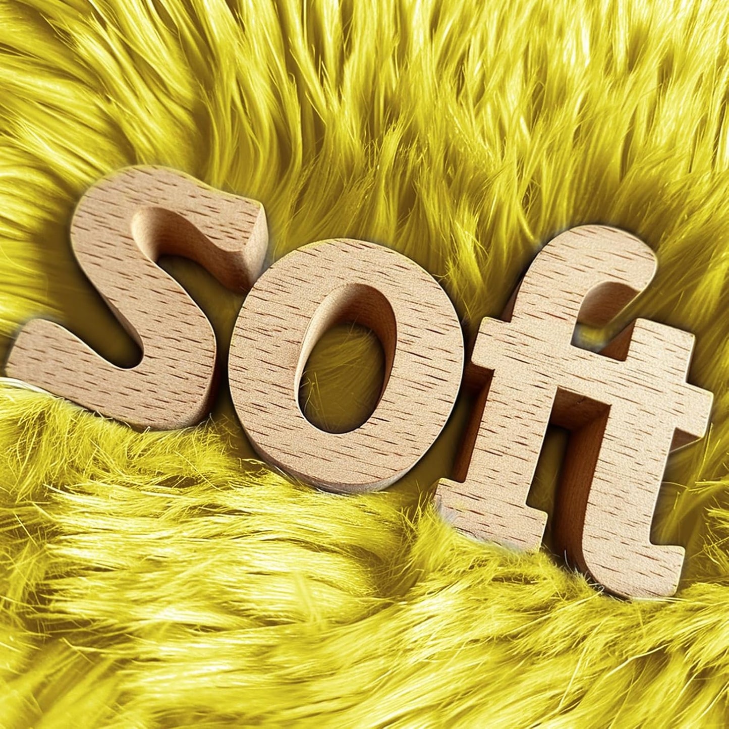 4x6 Yellow Rugs for Bedroom, Ultra-Soft Fluffy Area Rugs for Living Room, 4 x 6 Shag Carpet for Nursery, Kids, Girl, Boy, Baby, Plush, Fuzzy, Shaggy, Cute Home Decor