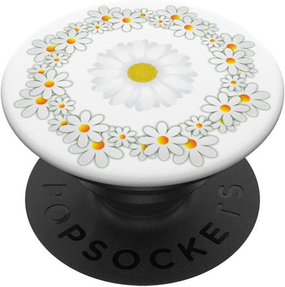 Daisy Pop Socket White Yellow Floral Design Beautiful Flower