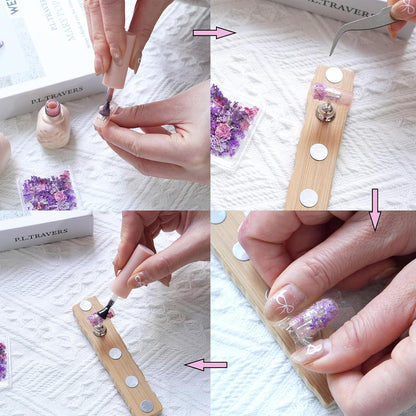 60Pcs Small Dried Pressed Flowers for Crafts,Mini Flower for Nail Art | Mini Dry Flower Kit for Epoxy Resin Accessories,Bookmark,Nails, Jewelry Making,Candle,Soap,Resin Molds