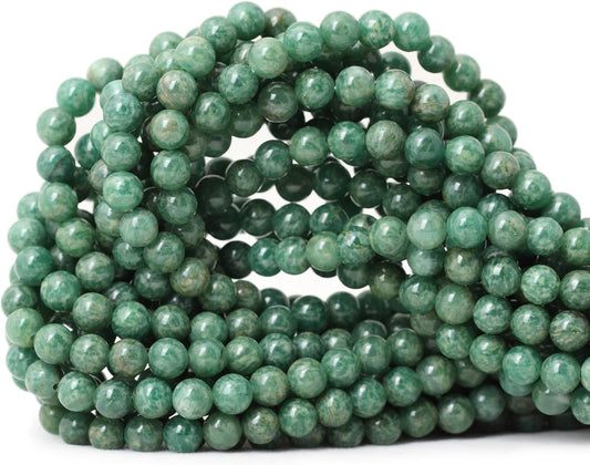 60PCS 6mm Natural Yellow Lemon Jade Gemstone Round Loose Beads for Jewelry Making DIY Findings 1 Strand 15"