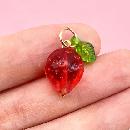 50pcs Glass Pendant Charms - Multicolor Theme Drops for Necklace Craft, Jewelry Making Supplies (Various Styles)