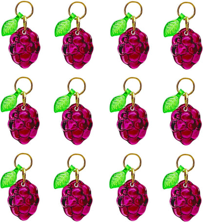 50pcs Glass Pendant Charms - Multicolor Theme Drops for Necklace Craft, Jewelry Making Supplies (Various Styles)