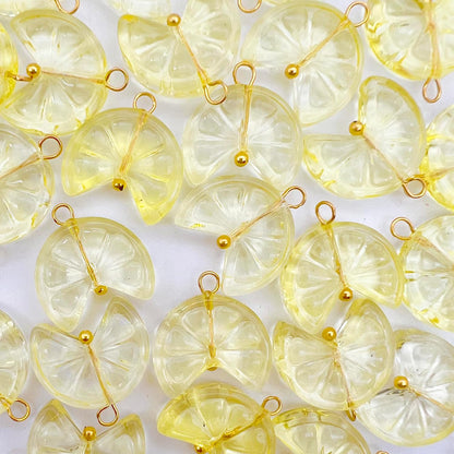 50pcs Glass Pendant Charms - Multicolor Theme Drops for Necklace Craft, Jewelry Making Supplies (Various Styles)