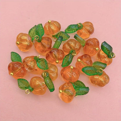 50pcs Glass Pendant Charms - Multicolor Theme Drops for Necklace Craft, Jewelry Making Supplies (Various Styles)