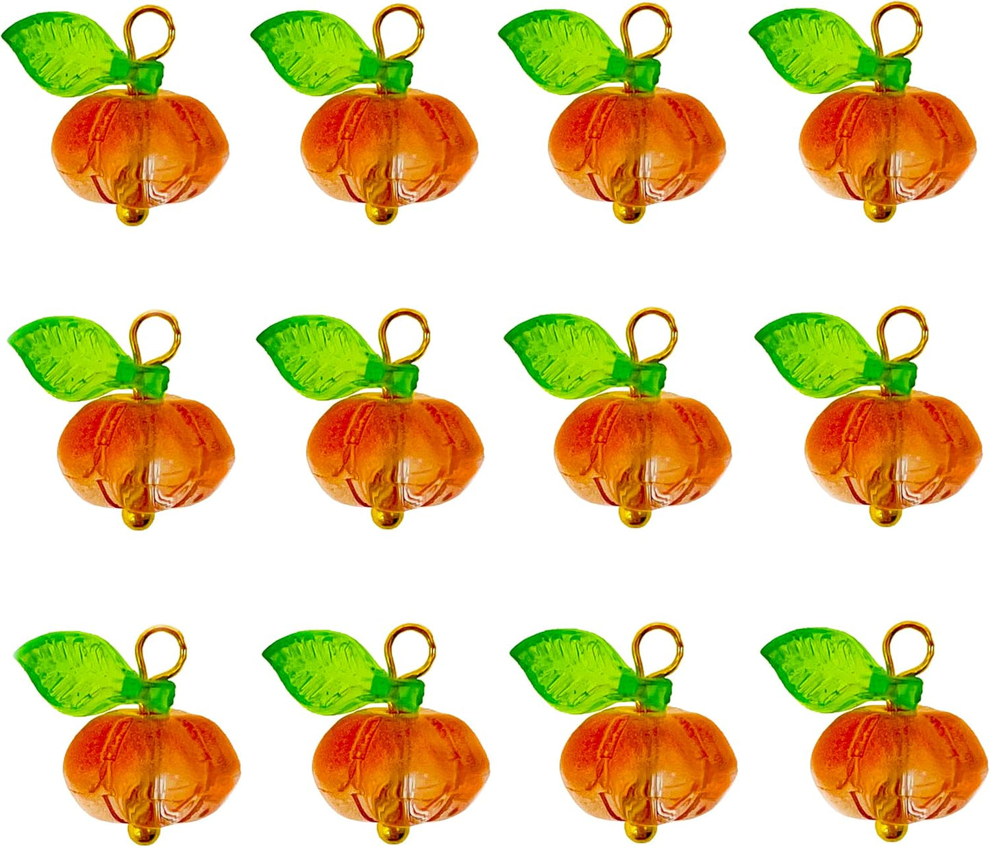 50pcs Glass Pendant Charms - Multicolor Theme Drops for Necklace Craft, Jewelry Making Supplies (Various Styles)