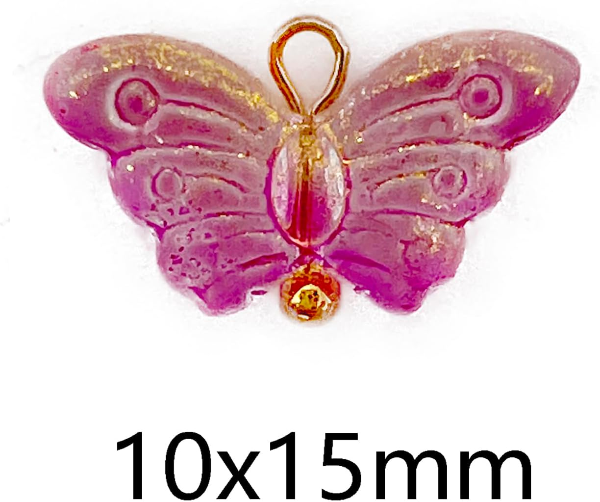50pcs Glass Pendant Charms - Multicolor Theme Drops for Necklace Craft, Jewelry Making Supplies (Various Styles)