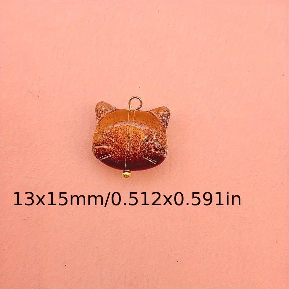 50pcs Glass Pendant Charms - Multicolor Theme Drops for Necklace Craft, Jewelry Making Supplies (Various Styles)