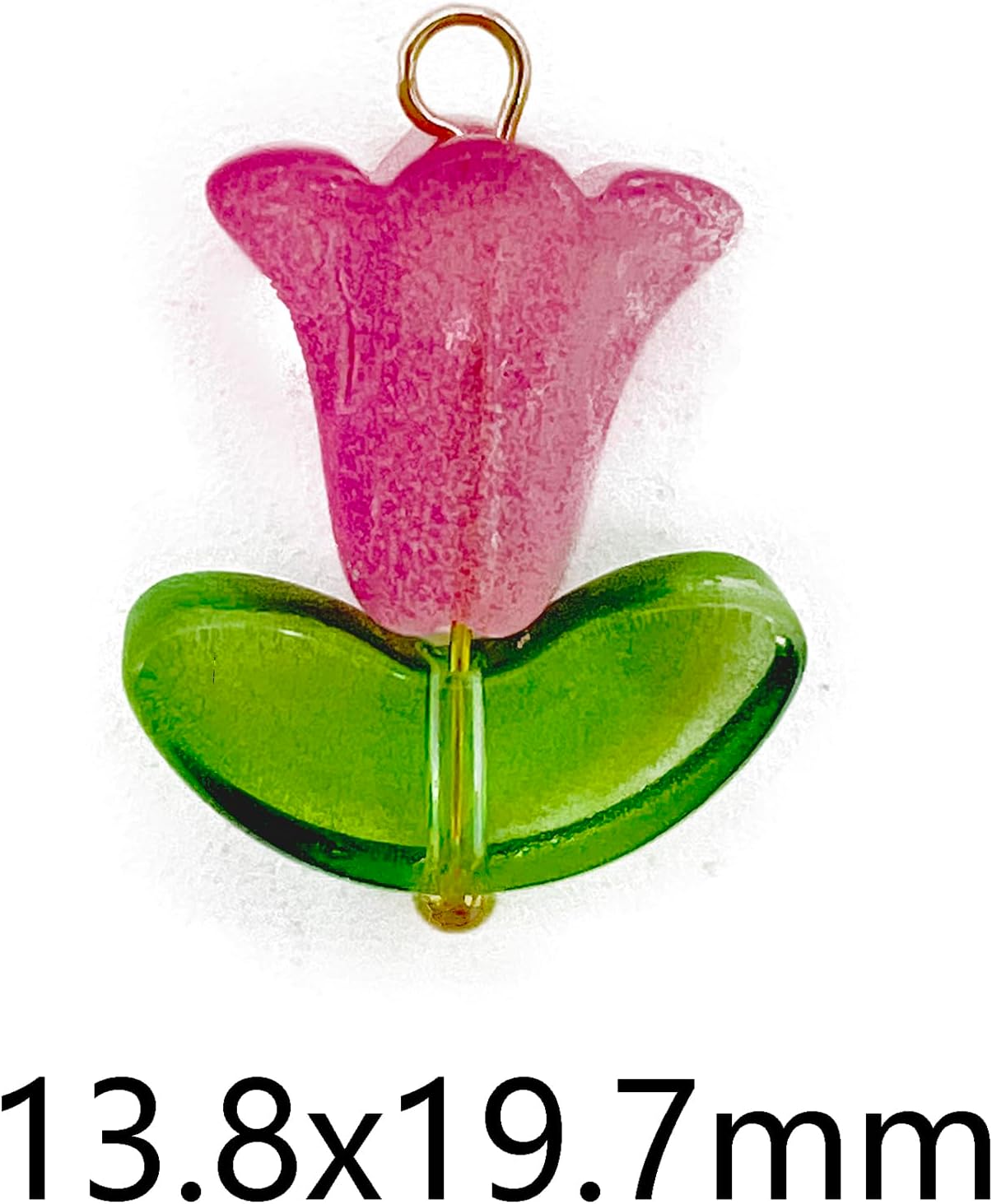 50pcs Glass Pendant Charms - Multicolor Theme Drops for Necklace Craft, Jewelry Making Supplies (Various Styles)