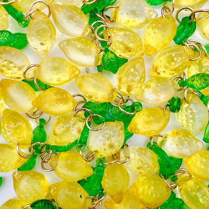 50pcs Glass Pendant Charms - Multicolor Theme Drops for Necklace Craft, Jewelry Making Supplies (Various Styles)