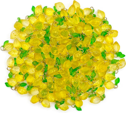 50pcs Glass Pendant Charms - Multicolor Theme Drops for Necklace Craft, Jewelry Making Supplies (Various Styles)