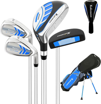Junior Golf Club Set for Kids Ages 4-12, 5-6 Piece Right Hand Set with Stand Bag