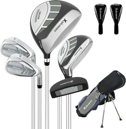 Junior Golf Club Set for Kids Ages 4-12, 5-6 Piece Right Hand Set with Stand Bag