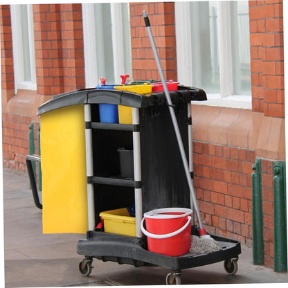 Linen Storage Bag Commercial Janitorial Cart Bag Detachable Cleaning Utility Trolley