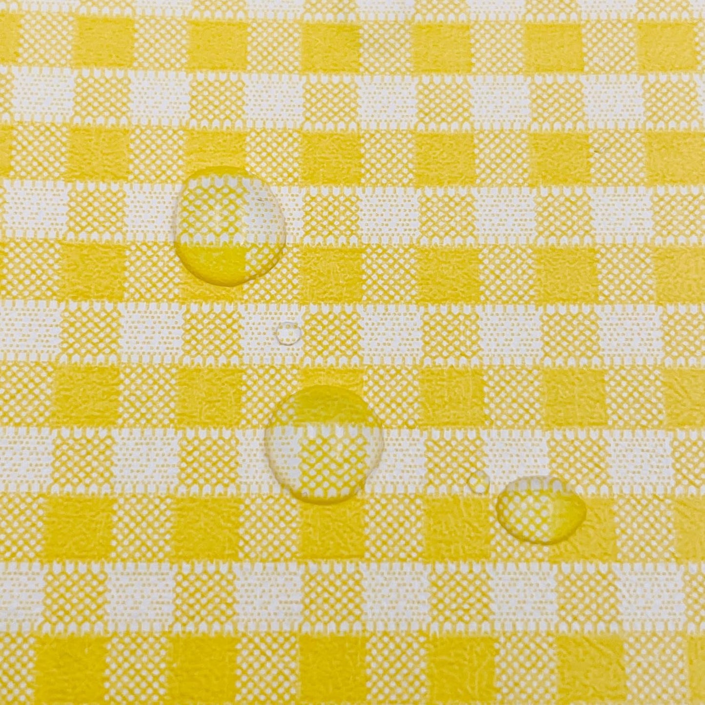 Yellow Check Wallpaper Roll 19.7 ft Long Peel and Stick Wall Decor Waterproof Paper Furniture Countertop Shelf Liner (M-236x17.7 Inch)