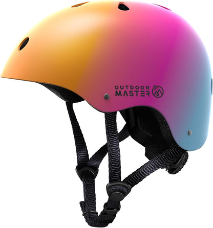 Kids Bike Helmet, Adjustable for Cycling & Skating | ABS shell + EPS foam, Breathable washable liners, CPSC certified, Adjustable dial & strap, Toddler to youth fit