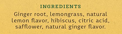 Lemon Ginger Herbal Tea - Naturally Caffeine Free, Non-GMO Project Verified Premium Tea with No Artificial Ingredients, 100 Count (BULK PACKAGING)