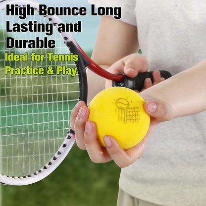 Foam Tennis Balls for Adult Practice Yellow Soft Foam Tennis Balls Bulk for Beginners Man Trainin