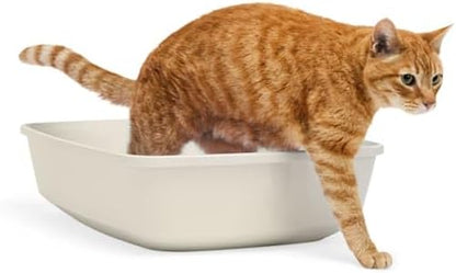So Phresh Open Cat Litter Box Mushroom Large 19.5" L X 14.8" W X 4.3" H