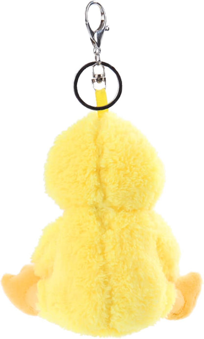 Cute Toys Plush Yellow Duck Stuffed Animal Soft Keychain for Kids Bag, Purse, Backpack, Handbag (6 Inches)