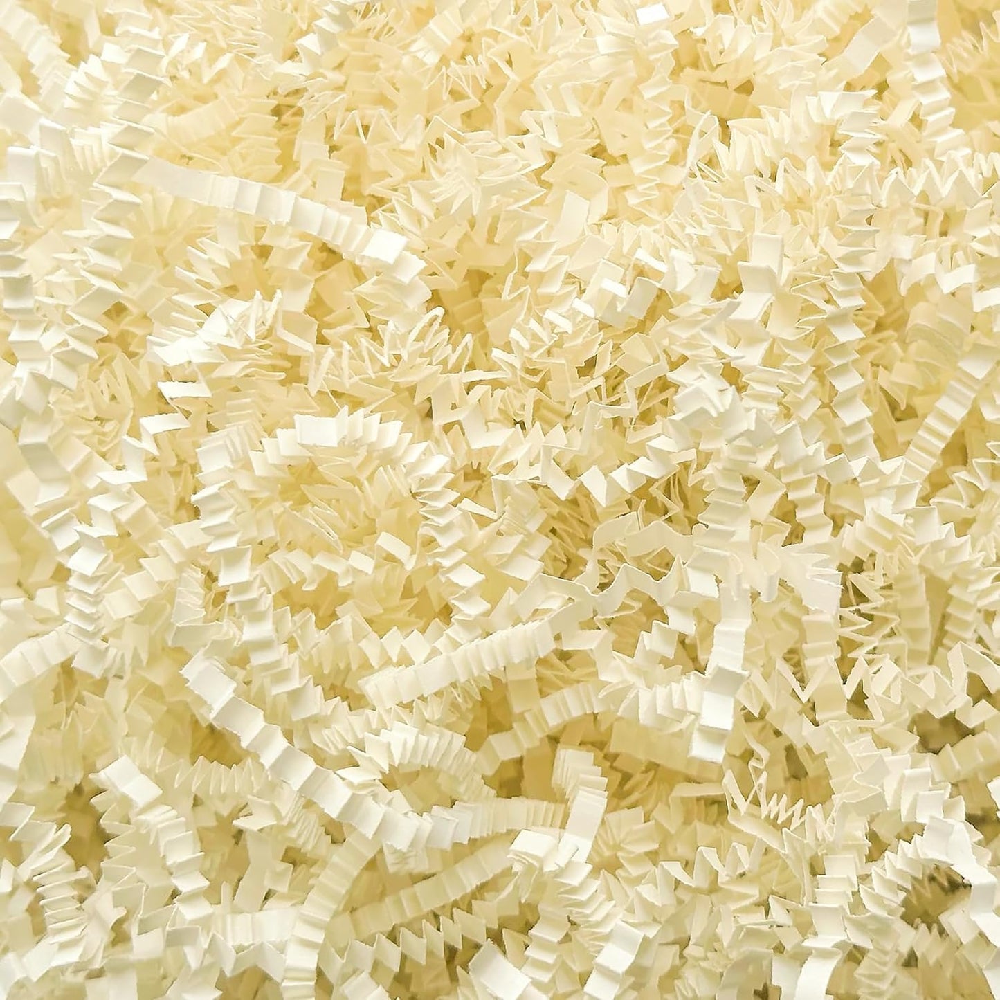1LB Crinkle Paper Shred Filler for Gift Box Bag and Basket On Holidays(Light Yellow)