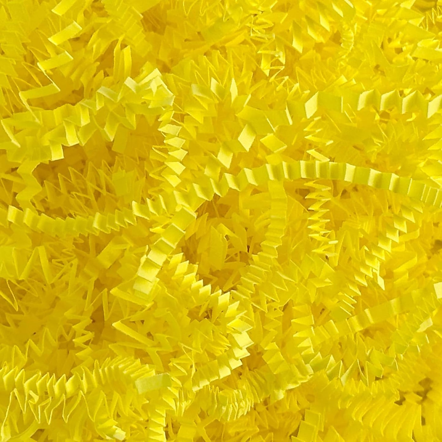 1LB Crinkle Paper Shred Filler for Gift Box Bag and Basket On Holidays(Light Yellow)