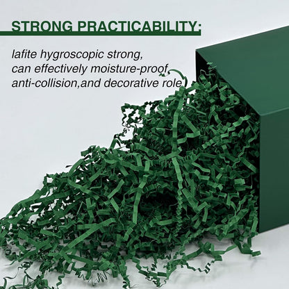 1LB Crinkle Paper Shred Filler for Gift Box Bag and Basket On Holidays(Light Yellow)