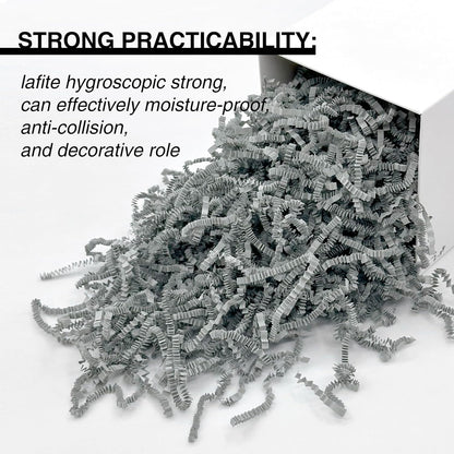 1LB Crinkle Paper Shred Filler for Gift Box Bag and Basket On Holidays(Light Yellow)