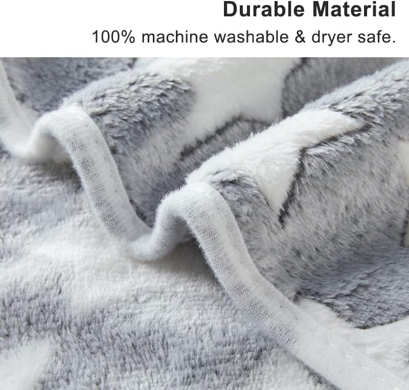 1 Pack 3 Blankets for Dog Puppy Cat (Small 23x16'', Pink, Yellow, Blue) | Super Soft Fluffy Premium Fleece Pet Blanket Flannel Paw Printed Throw