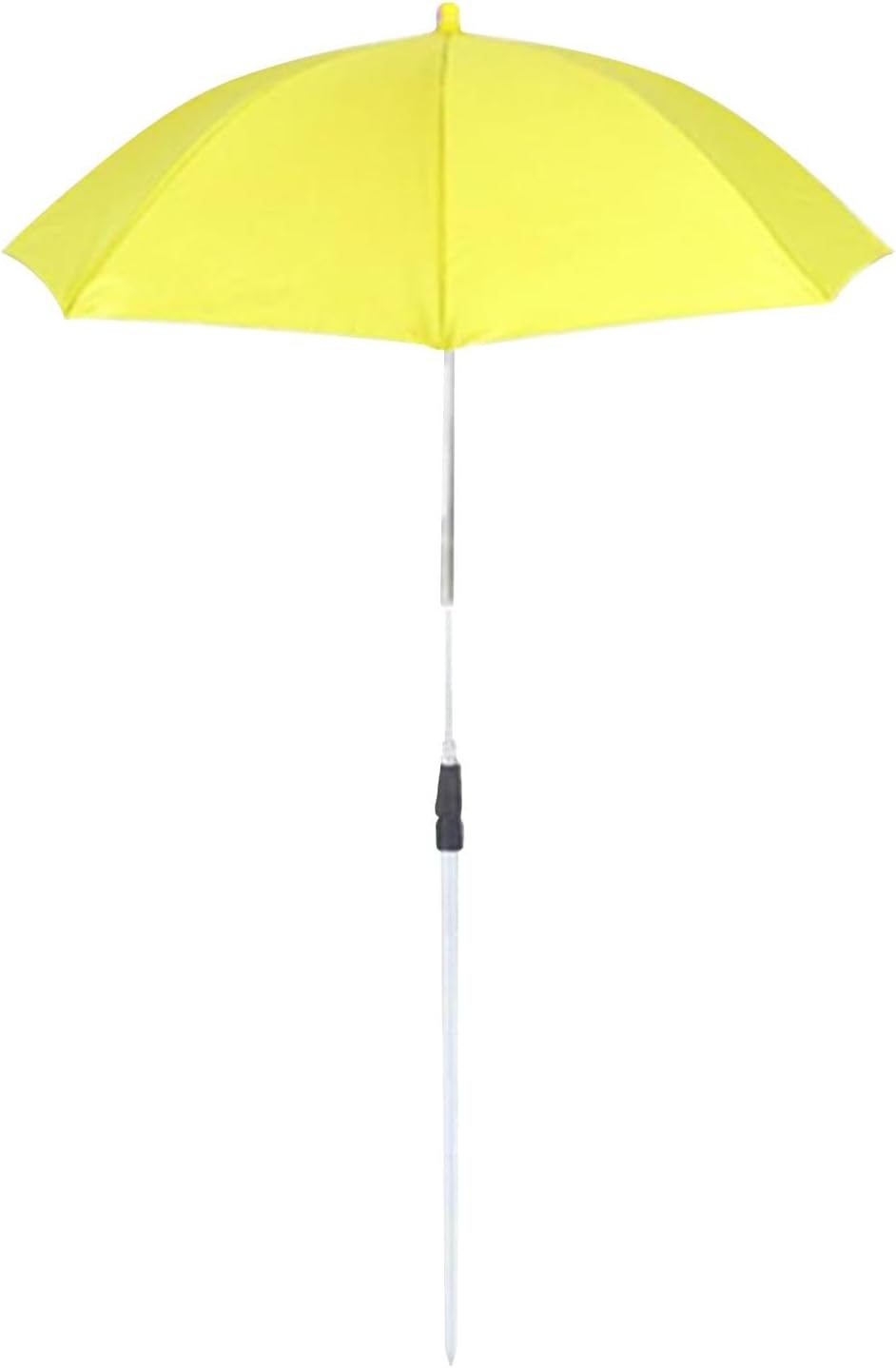 Plant Umbrella Sun Protection Umbrella with Telescopic Aluminum Alloy Stake Sturdy Construction Weatherproof for Outdoor Use Suitable, Yellow Umbrella
