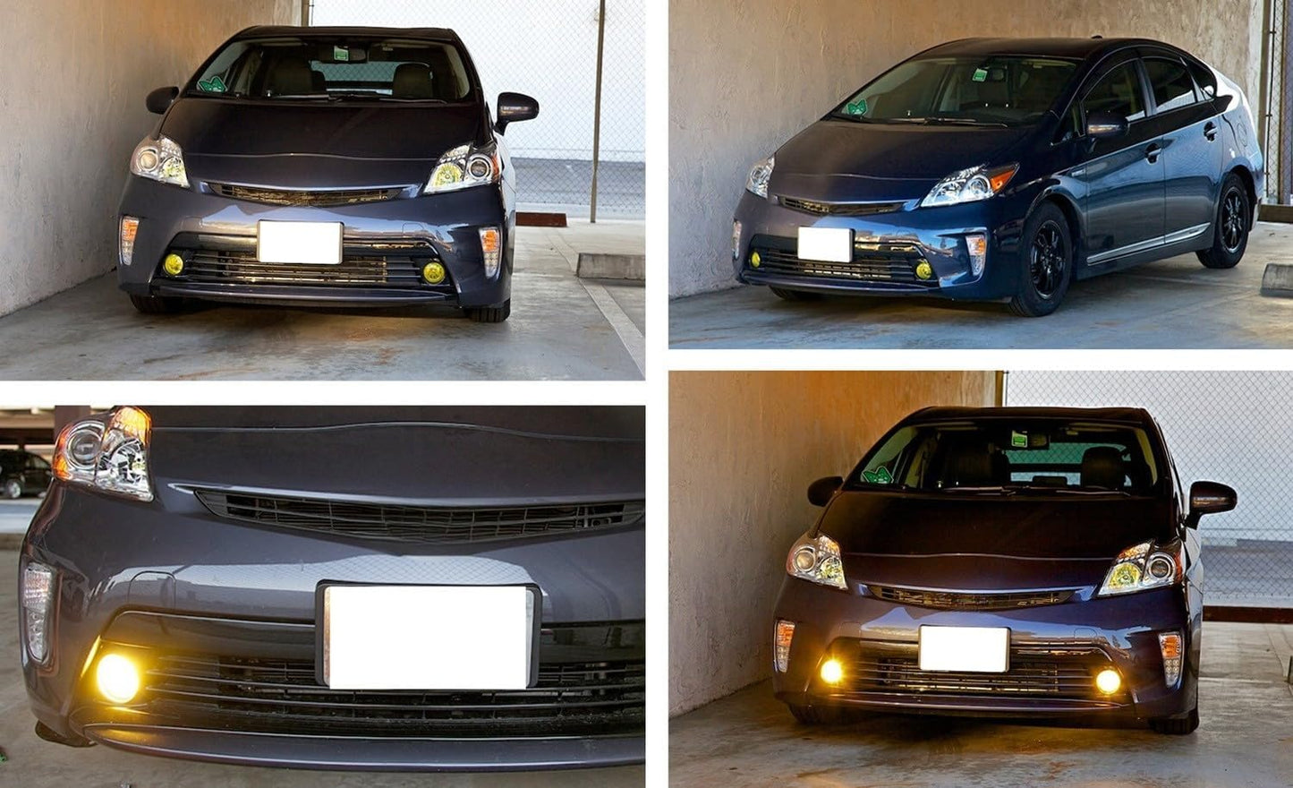 Selective Yellow Driver Passenger Sides Fog Light Lamps with H11 Halogen Bulbs Compatible with Lexus is GS ES CT LX RX Toyota Camry Highlander Corolla Prius Scion tC, etc