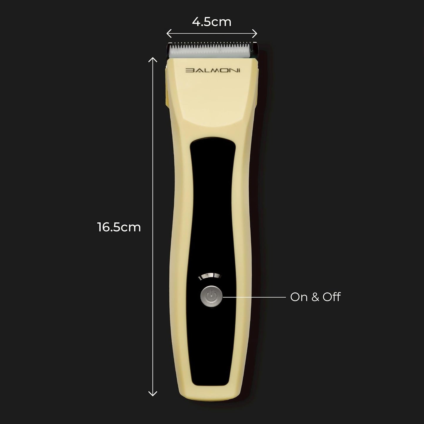Cordless Pet Trimmer for Dogs & Cats – Rechargeable Grooming Clipper with Detachable Metal Blade, Low-Noise Motor, Supports Optional Blade Lengths (Parent) (Yellow, Single)