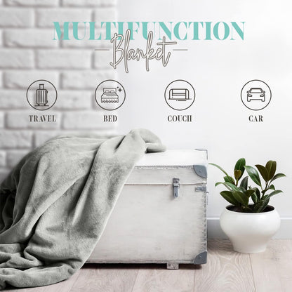 Elegant Comfort Luxury Ultra-Plush Velvet Touch Fleece Throw Soft, Warm, Cozy| Micromink Sherpa-Backing Reversible Blanket for Bed, Sofa and Couch, Solid Yellow