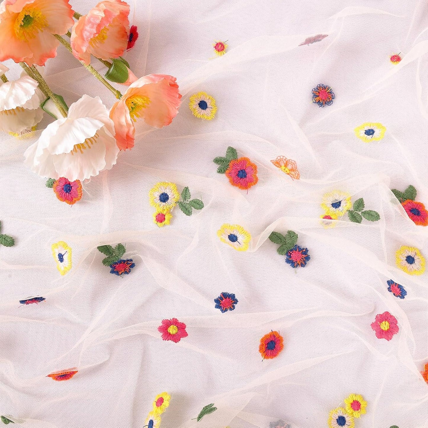 Yellow Gauze Table Runner 10ft Rustic Cheese Cloth Table Runner Boho Style Decoration for Romantic Date Wedding Party Baby Shower Photography Decoration